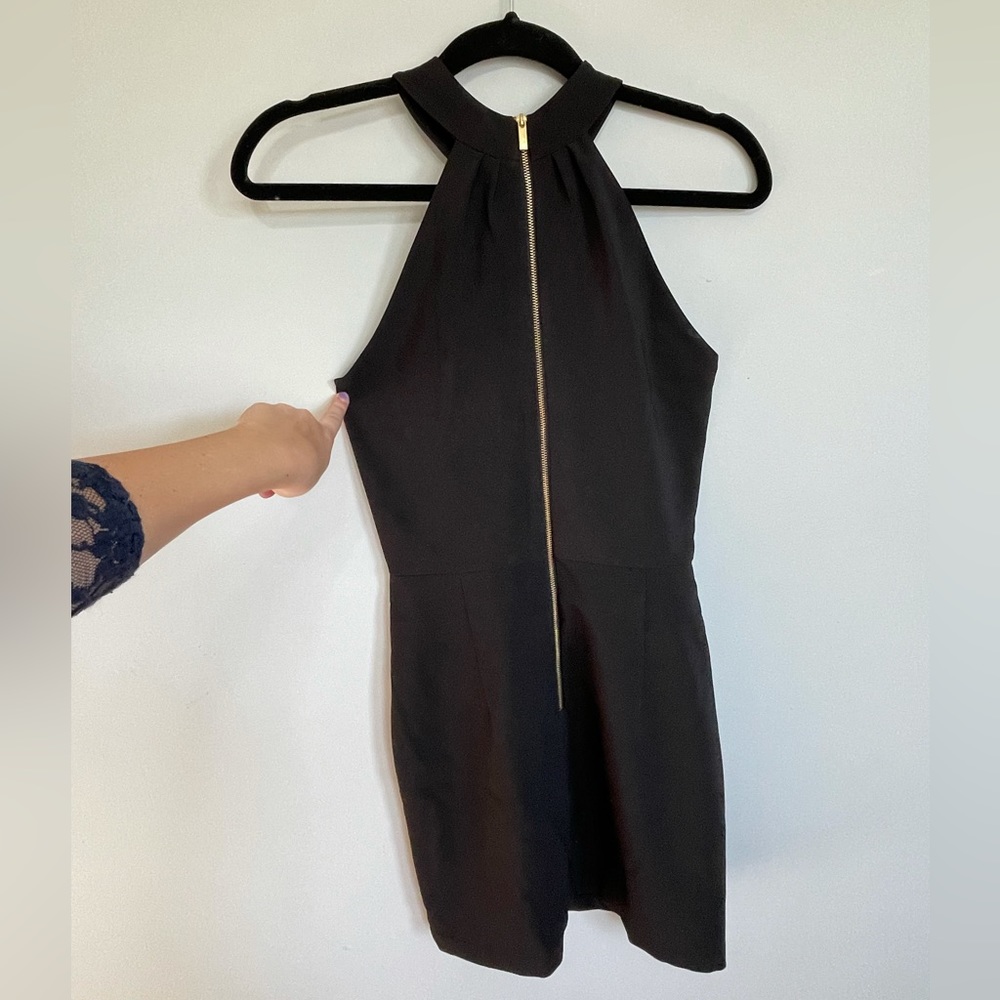 Black Twist Halter Dress - Picture 7 of 9